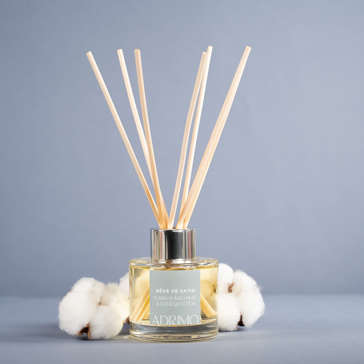 Diffuseur de parfum naturel Rêve de Satin – senteur Ylang-Ylang et Fleur de Coton