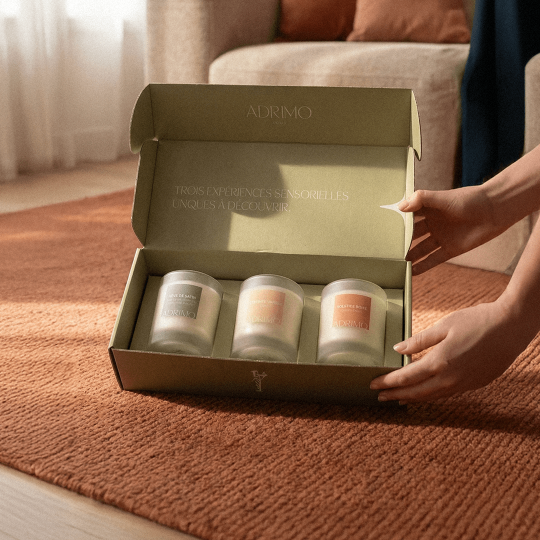 Coffret cadeau parfum d'intérieur bio : l'élégance naturelle