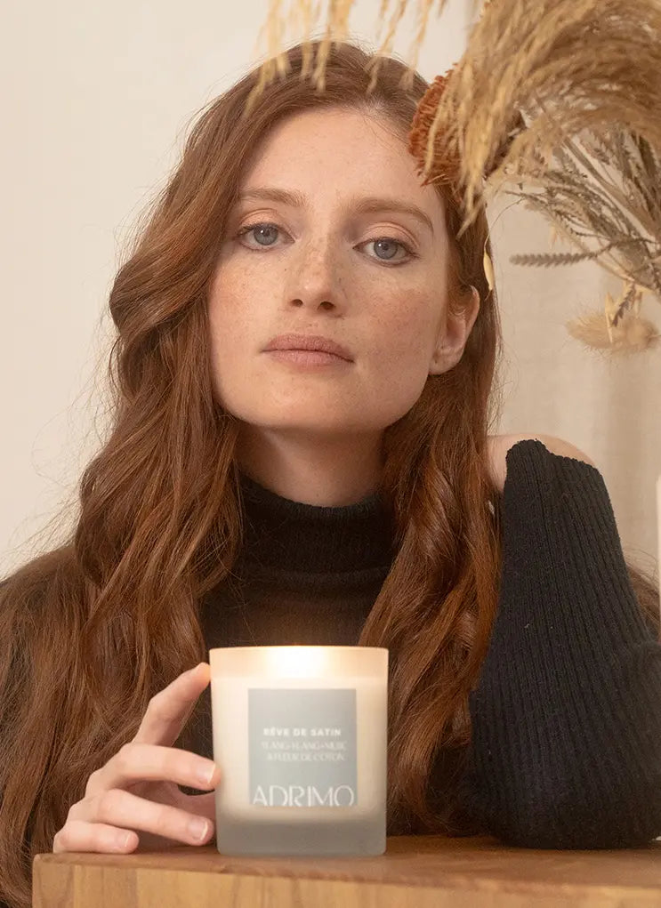 Bougie naturelle Adrimo Paris – parfum sain et français