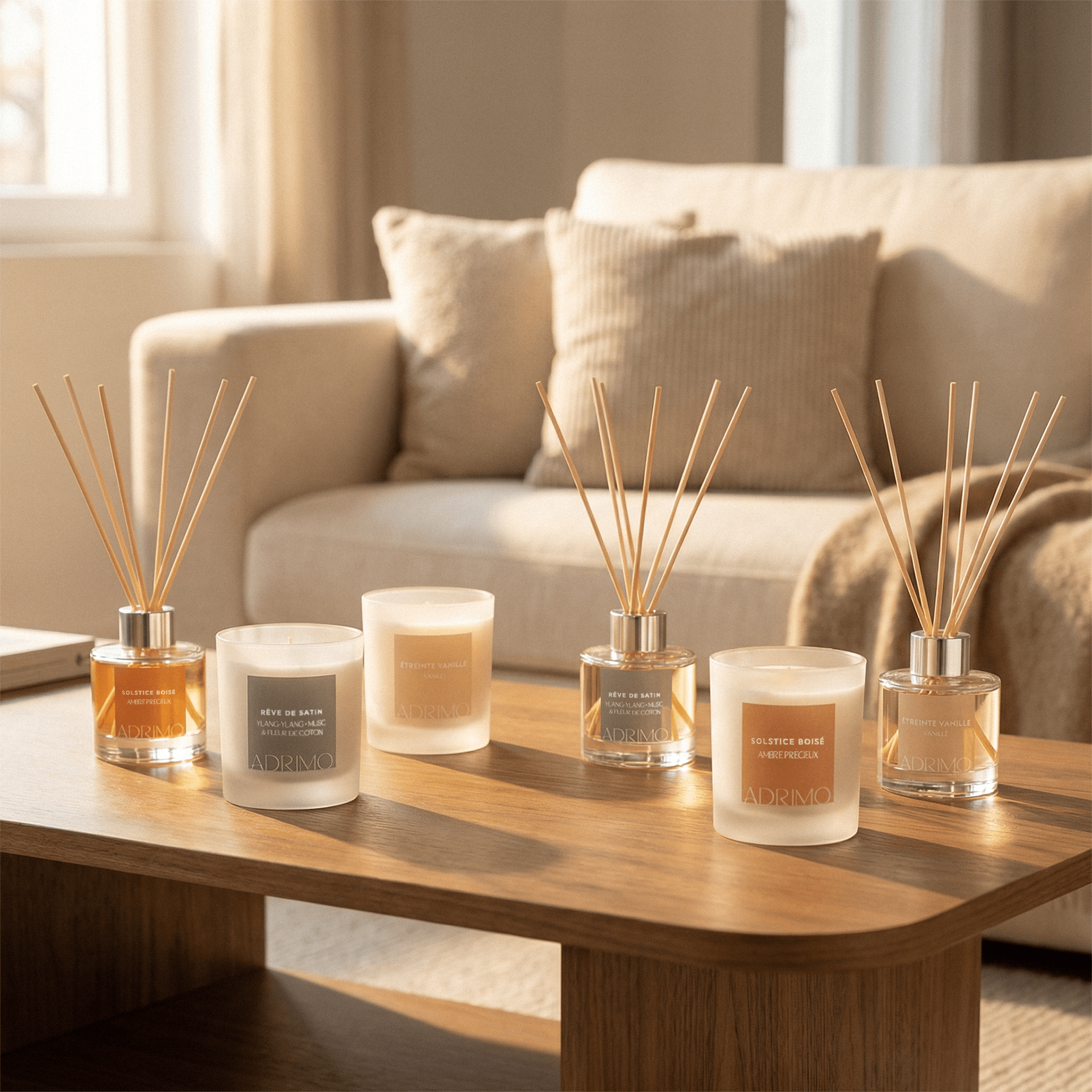 Coffret cadeau parfum d'intérieur bio : l'élégance naturelle