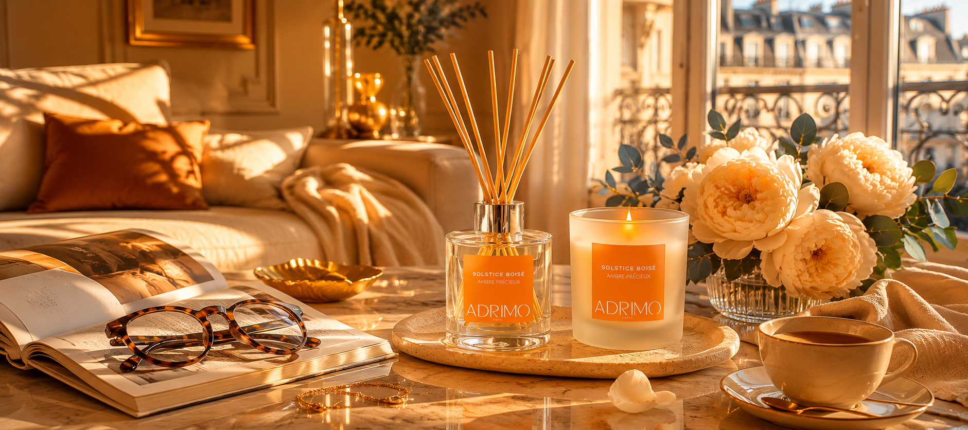 Bougie parfumée artisanale Adrimo Paris