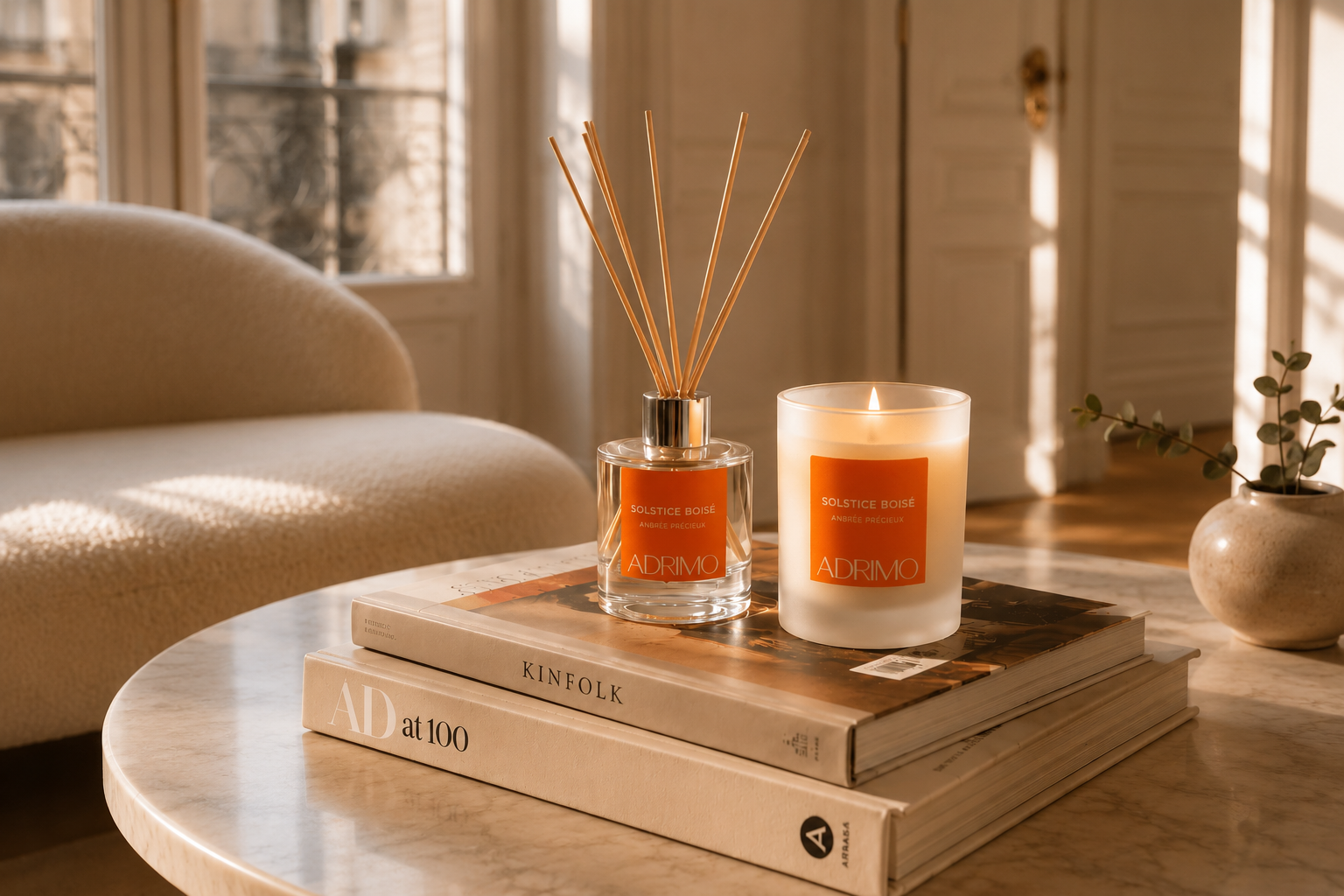 Coffret bougie et diffuseur Solstice Boisé