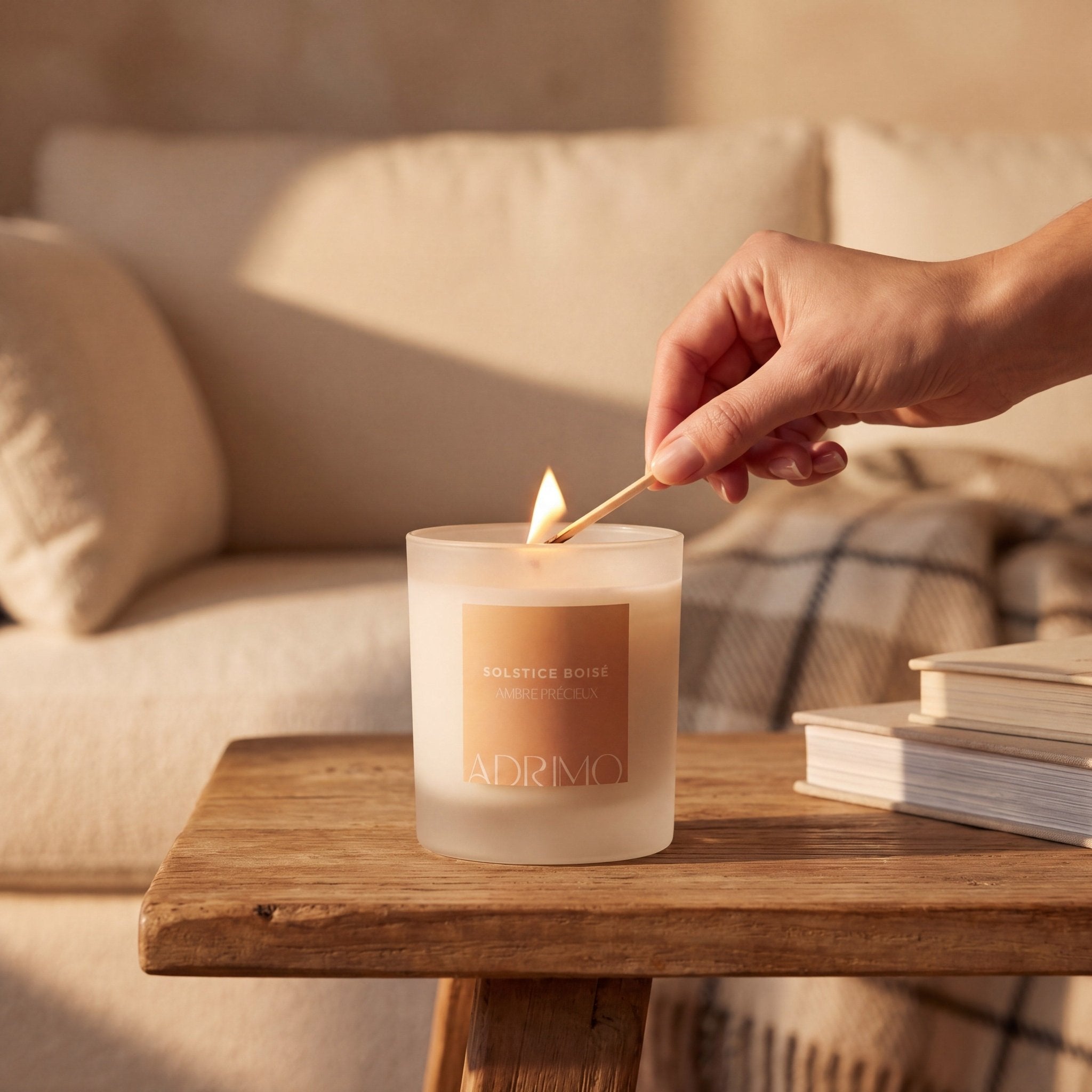  bougie parfumée classique intérieur maison