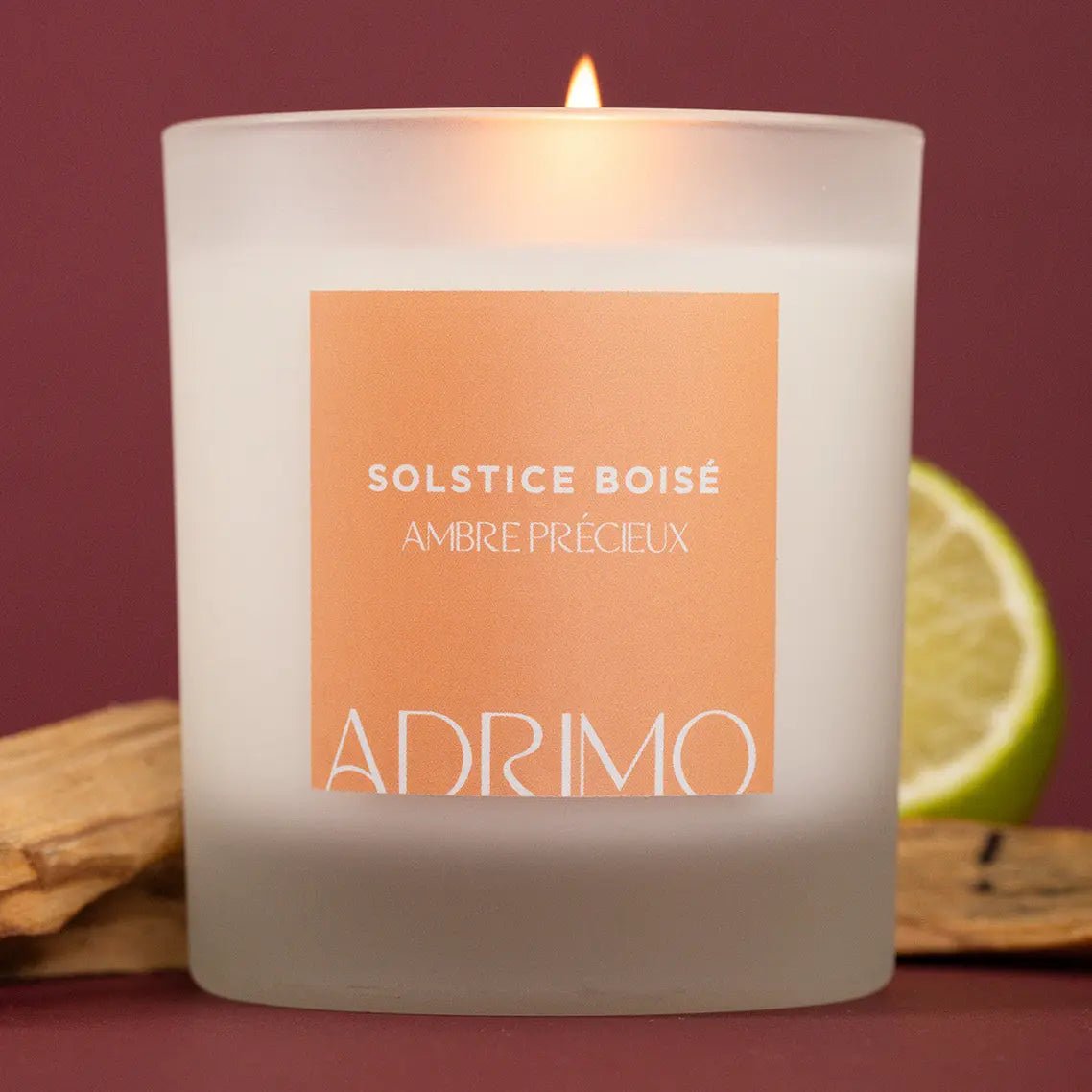 Coffret bougies parfumées naturelles Adrimo Paris 3 x 200 g