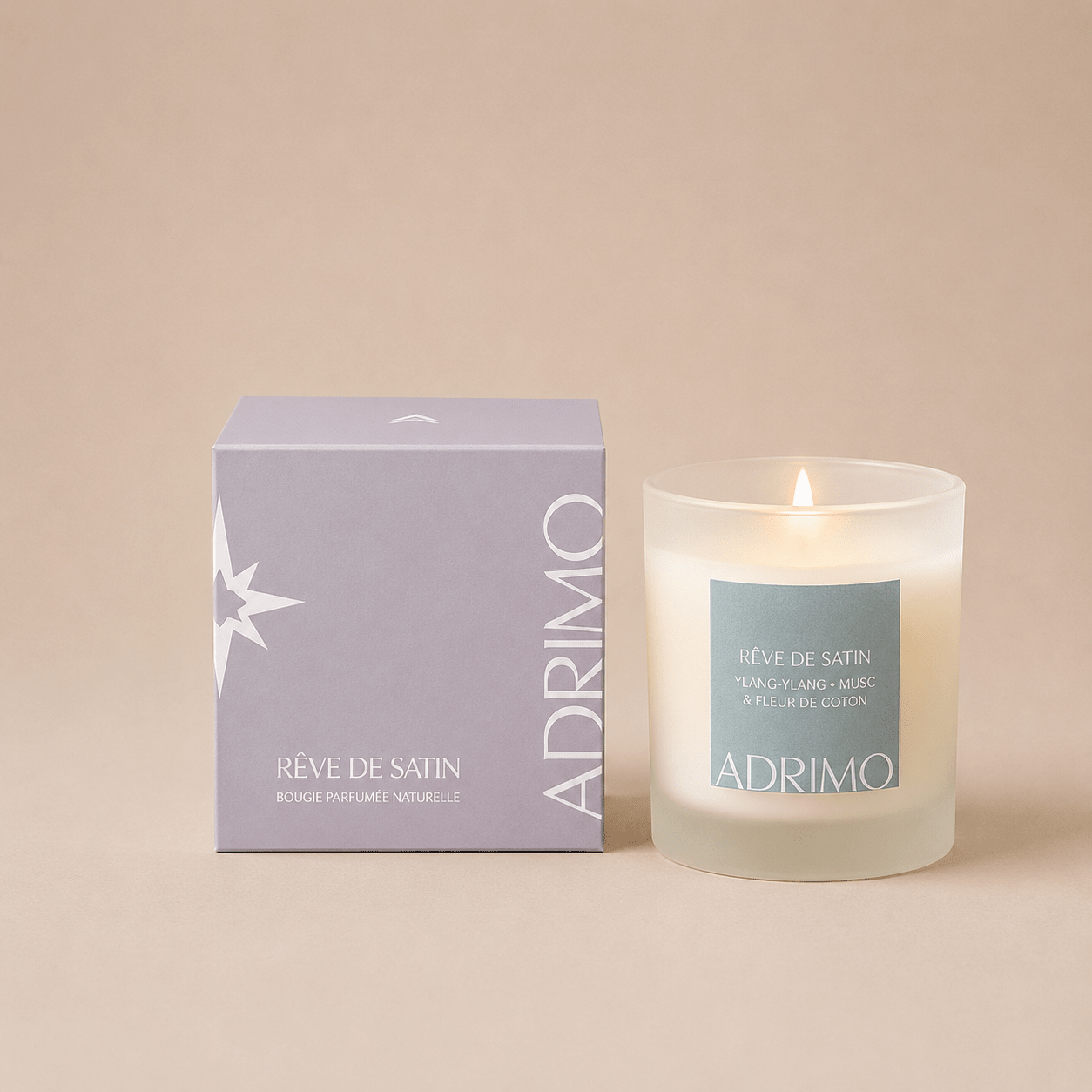 Bougie parfumée Rêve de satin