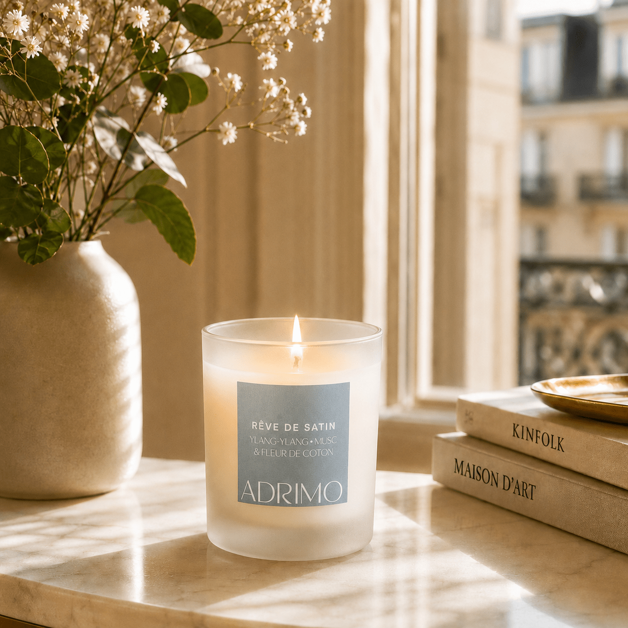 Bougie parfumée Rêve de satin