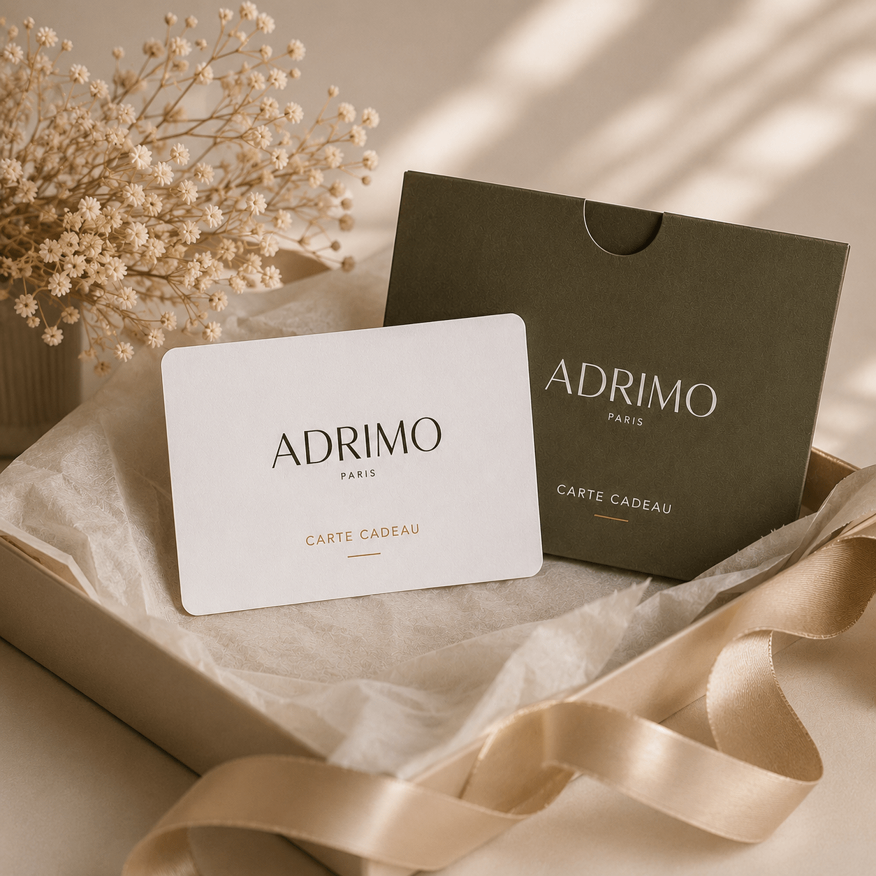 Carte Cadeau Adrimo Paris — Offrez le choix